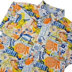 Akademiks Jeanius Mens Shirt Graphic Print School House Rock Academia Y2K Size M